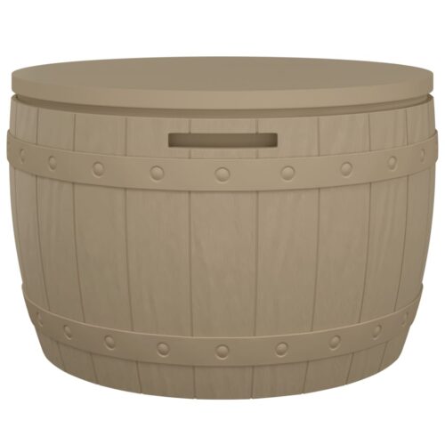 3-in-1 Garden Storage Box Brown Polypropylene - Image 6