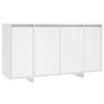 Sideboard White 135x41x75cm Engineered Wood