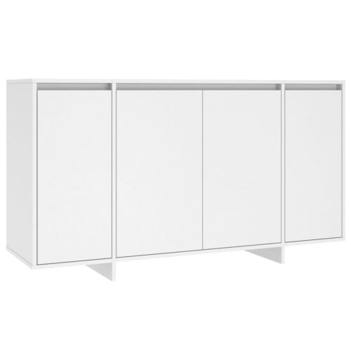 Sideboard White 135x41x75cm Engineered Wood
