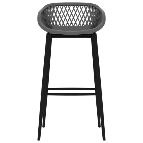 5-Piece Bar Set White Grey - Image 8