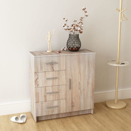 Sideboard Engineered Wood 79x35x88cm Oak