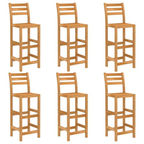 7-Piece Outdoor Bar Set Acacia Wood Timber Outdoor Patio Furniture - Image 4