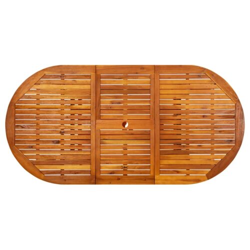 Garden Table 200x100x75cm Solid Wood Acacia - Image 7