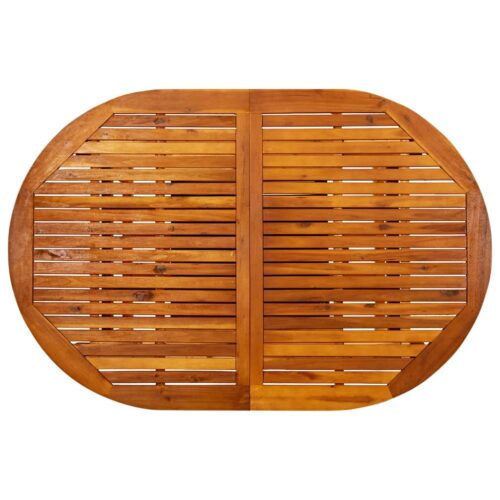 Garden Table 200x100x75cm Solid Wood Acacia - Image 8
