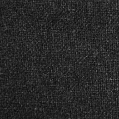 2-Seater Sofa Bed with Two Pillows Black Fabric - Image 10