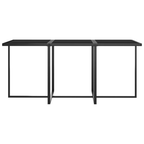 7-Piece Outdoor Dining Set with Cushions Poly Rattan Wicker Outdoor Patio Furniture Grey - Image 7