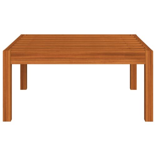 4-Piece Garden Lounge Set with Cushions Cream Acacia Wood Timber Outdoor Patio Furniture - Image 11
