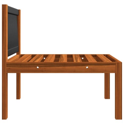 3-Seater Garden Sofa with Cushion Acacia Wood Timber Outdoor Patio Furniture - Image 8