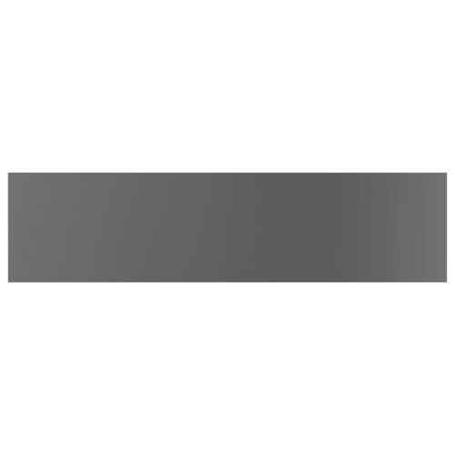 Bookshelf Boards 4pcs High Gloss Grey 40x10x1.5cm Engineered Wood - Image 4
