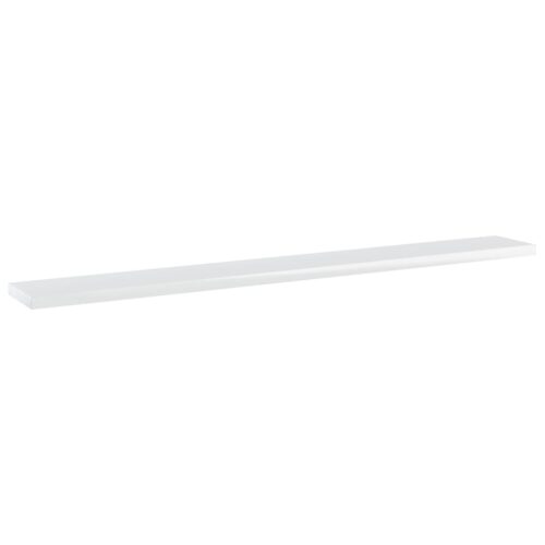 Bookshelf Boards 4pcs High Gloss White 80x10x1.5cm Engineered Wood - Image 2
