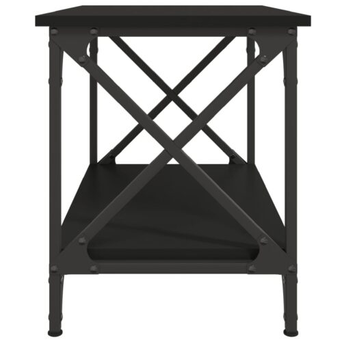 Side Table Black 55x38x45cm Engineered Wood - Image 5