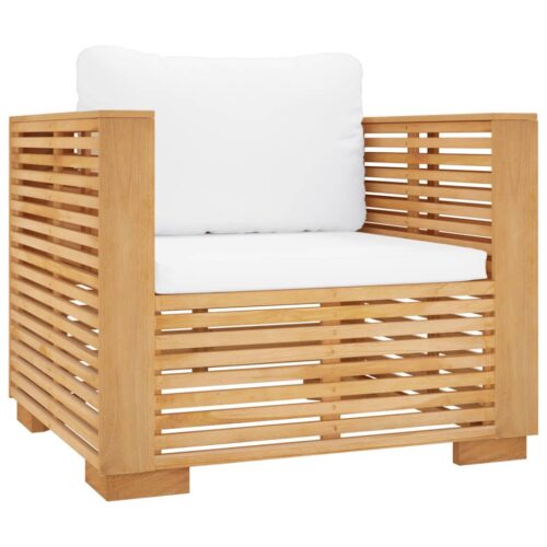 7-Piece Garden Lounge Set with Cushions Acacia Wood Timber Outdoor Patio Furniture - Image 5