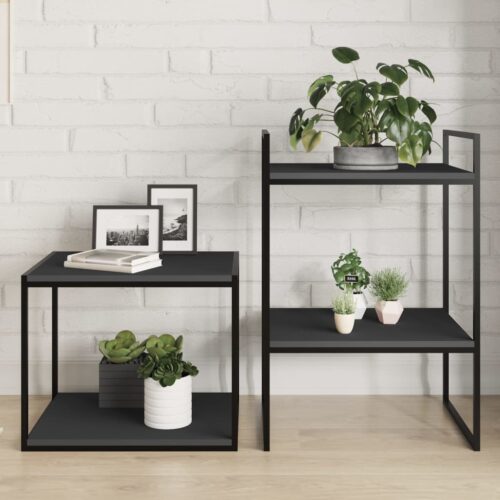 Bookshelf Boards 4pcs Grey 40x50x1.5cm Engineered Wood - Image 9