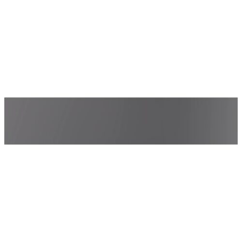 Bookshelf Boards 4pcs High Gloss Grey 100x20x1.5cm Engineered Wood - Image 4