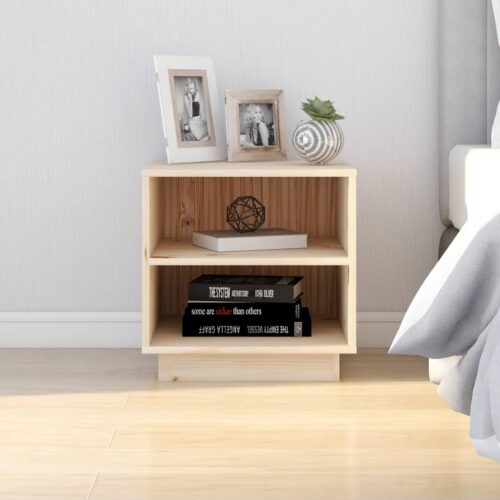 Bedside Cabinets 2pcs 40x34x40cm Solid Wood Pine - Image 3