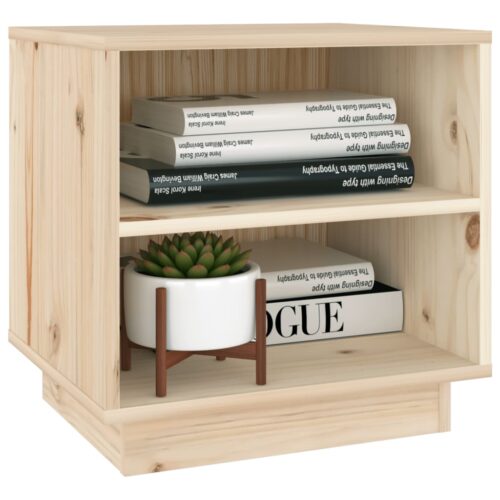 Bedside Cabinets 2pcs 40x34x40cm Solid Wood Pine - Image 5