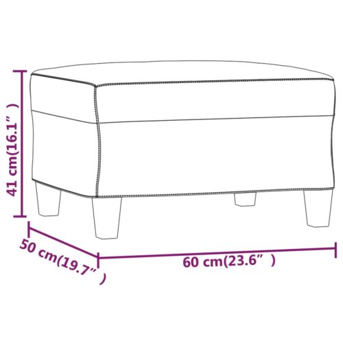 Fabric Footstool Ottoman Sofa Lounge Bedroom Bed End Foot Stool Rest Bench Seat - Image 7