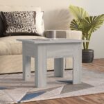 Coffee Table Grey Sonoma 55x55x42cm Engineered Wood