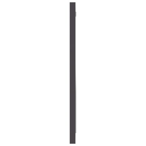 Bathroommirror Grey 40x1.5x37cm Engineered Wood - Image 4