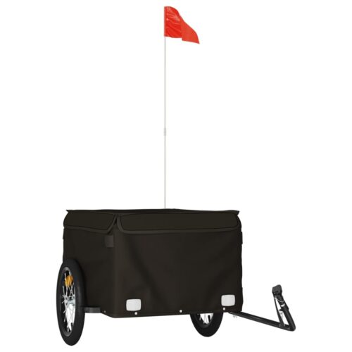 Bike Trailer Black 45 kg Iron - Image 2