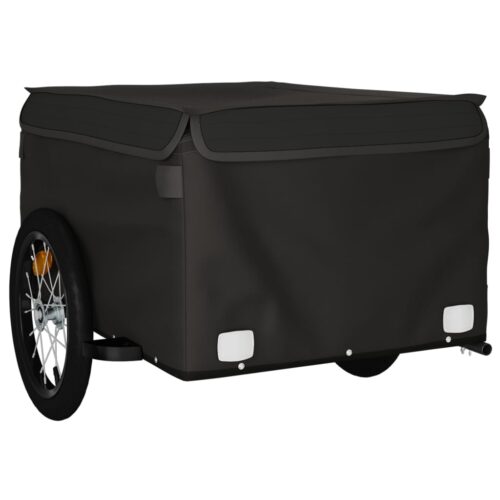 Bike Trailer Black 45 kg Iron - Image 3