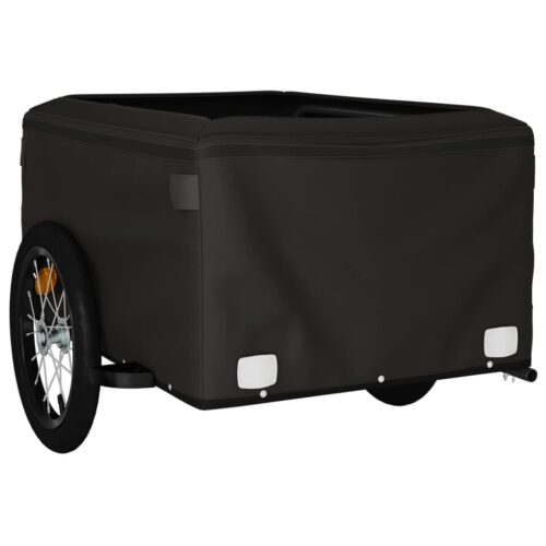 Bike Trailer Black 45 kg Iron - Image 4