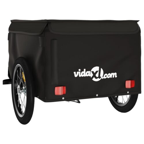 Bike Trailer Black 45 kg Iron - Image 7