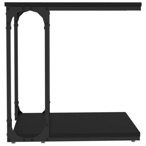 Side Table Black 50x35x52cm Engineered Wood - Image 5