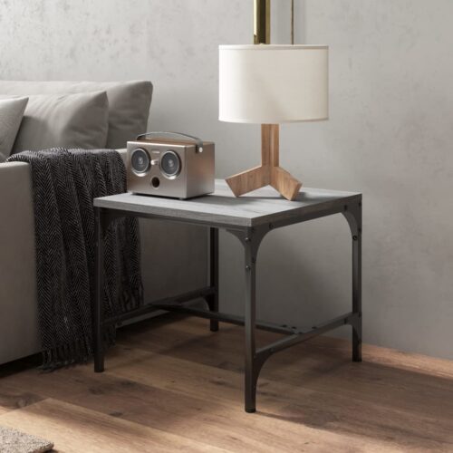 Side Tables 2pcs Grey Sonoma 40x40x35cm Engineered Wood - Image 4