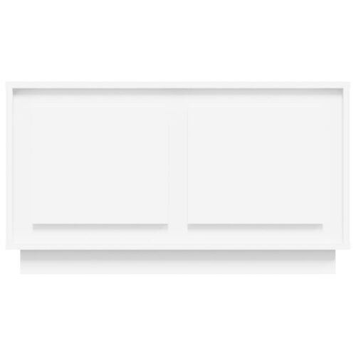 Wooden Entertainment Unit TV Table Cabinet Stand Storage Door Rack Shelf White - Image 6