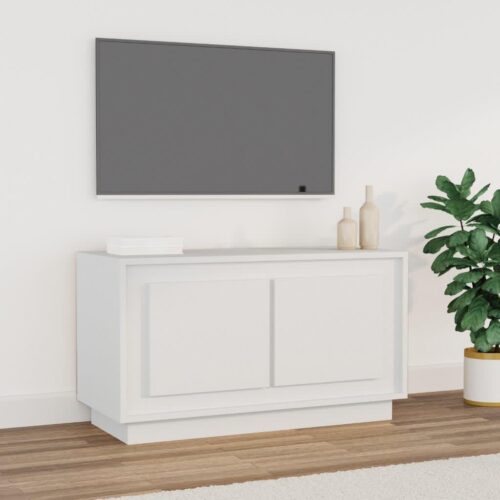 Wooden Entertainment Unit TV Table Cabinet Stand Storage Door Rack Shelf White - Image 11