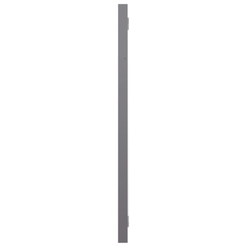 2-Piece Bathroom Furniture Set High Gloss Grey Engineered Wood - Image 10