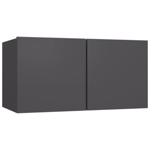 Hanging TV Cabinet Grey 60x30x30cm