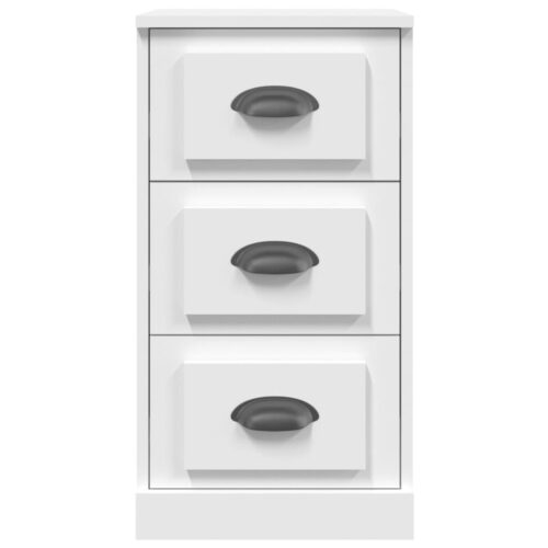 Sideboard White 36x35.5x67.5cm Engineered Wood - Image 4