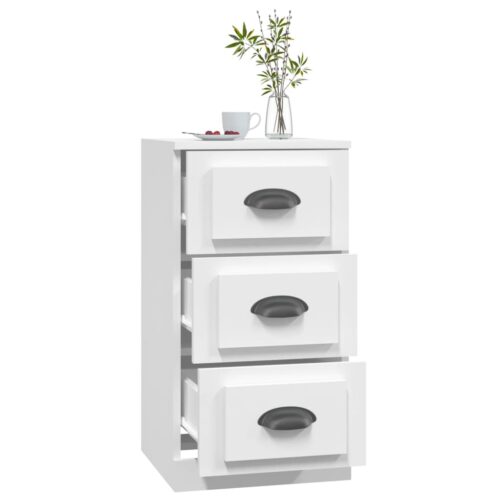 Sideboard White 36x35.5x67.5cm Engineered Wood - Image 7