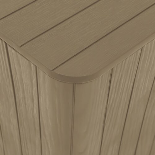 Garden Table with RemovableLid Brown Polypropylene - Image 6
