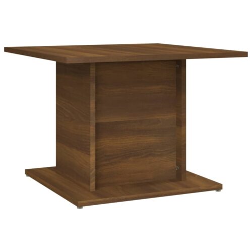 Coffee Table Brown Oak 55.5x55.5x40cm Engineered Wood