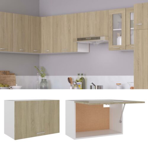 Hanging Cabinet Sonoma Oak 60x31x40cm Engineered Wood - Image 2
