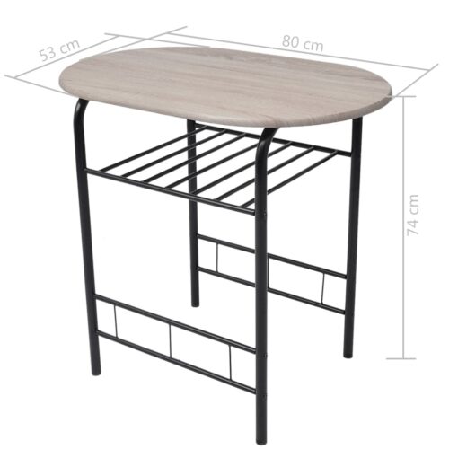 Breakfast Bar Set MDF - Image 8