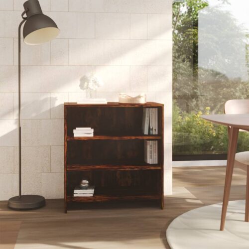 Sideboard Smoked Oak 70x40.5x75cm Engineered Wood - Image 3