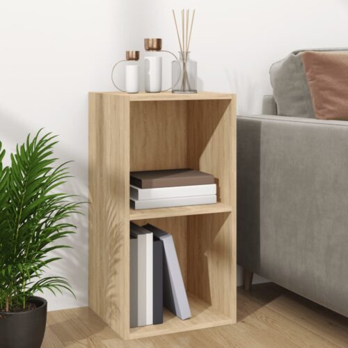Vinyl Storage Box Sonoma Oak 71x34x36cm Engineered Wood - Image 3