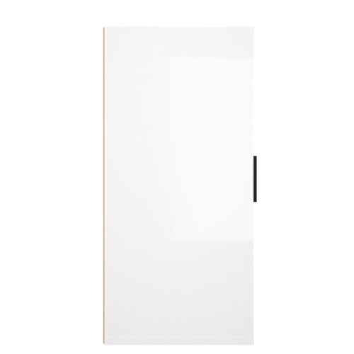 Sideboard High Gloss White 40x33x70cm Engineered Wood - Image 5