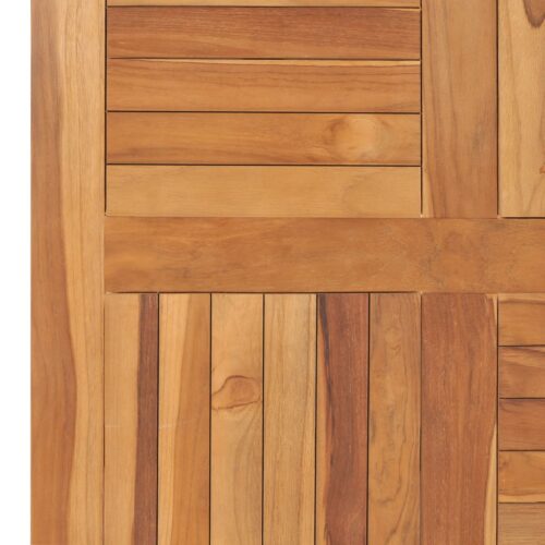 Table Top Solid Teak Wood Square 80x80x2.5cm DIY Desk Panel Board - Image 4