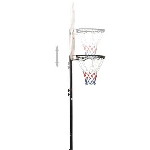 Basketball Stand White 216-250cm Polyethene - Image 8