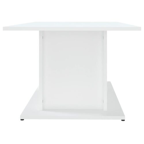Coffee Table White 102x55.5x40cm Engineered Wood - Image 6