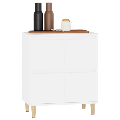 Sideboard White 60x35x70cm Engineered Wood - Image 4