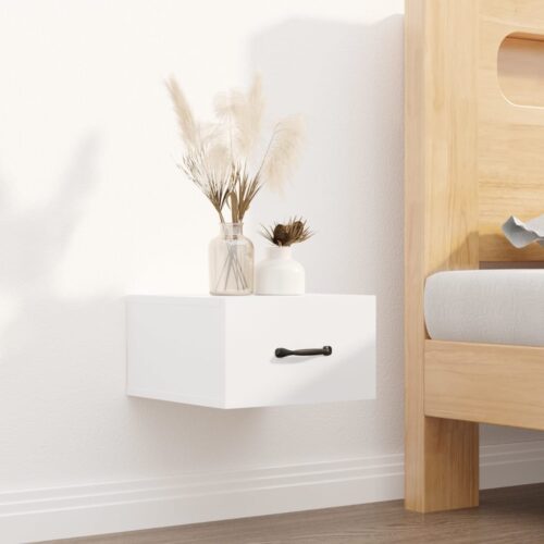 Wall-mounted Bedside Cabinets 2pcs High Gloss White 35x35x20cm - Image 3
