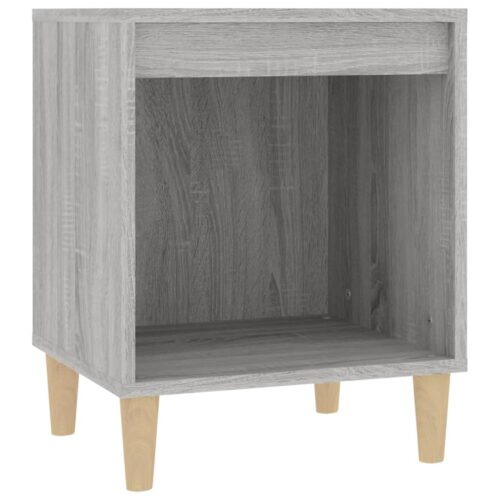 Bedside Cabinets 2pcs Grey Sonoma 40x35x50cm - Image 5
