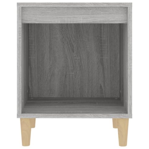 Bedside Cabinets 2pcs Grey Sonoma 40x35x50cm - Image 6