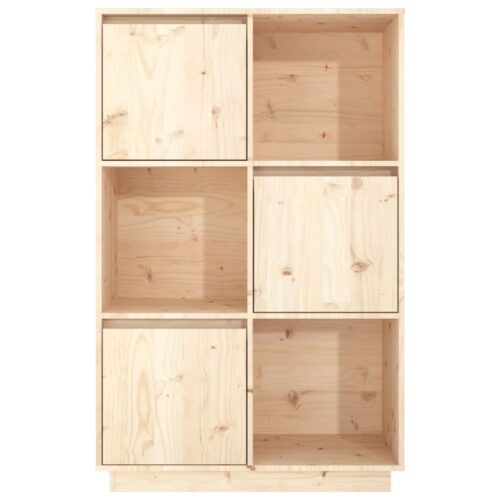 Highboard 74x35x117cm Solid Wood Pine - Image 5